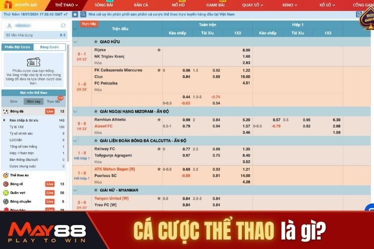 Cá cược thể thao là gì?